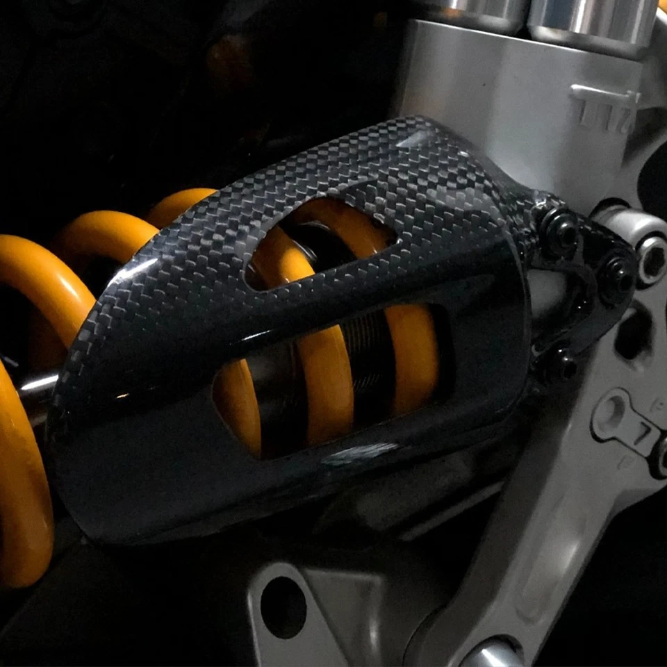 100% Real Carbon Fiber For 899 959 1199 1299 Panigale Rear Shock Absorber Cover - Imagem 1 de 3