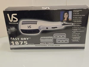 NOB Vidal Sassoon Professional Hair Dryer MODEL VS540 Fast Dry 3 Attachments  - Picture 1 of 10