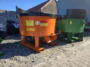 Hydraulischer Betonmischer 600 L mit Randabstreifer und Spritzschutz NEU - Bild 1 von 24