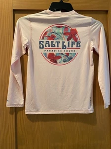 Salt Life Girl’s Paradise Found Long Sleeve SLX (Drifit) Shirt NWT Size M - Picture 1 of 4