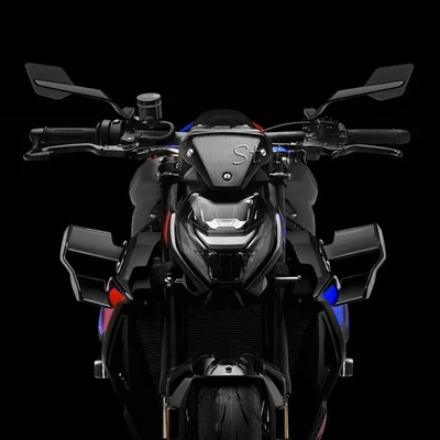 Nuevos espejos retrovisores plegables Stealth 2025 para BMW S1000XR S1000R R NineT CE04 1300GS Reino Unido Foto 1 de 4