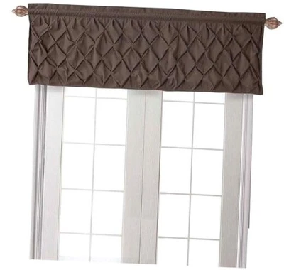  - Cenefa, Tratamiento Ventana 60"W x 20"L (Pack de 1) Chocolate (Versión 2024) Foto 1 de 4