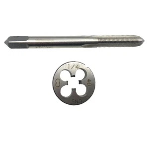 1/4-40 UNF Rubinetto & Die Set Mano Destra 1/4 - 40 Filettatura Rubinetto Die Hand RH HSS 1/4x40 - Foto 1 di 8