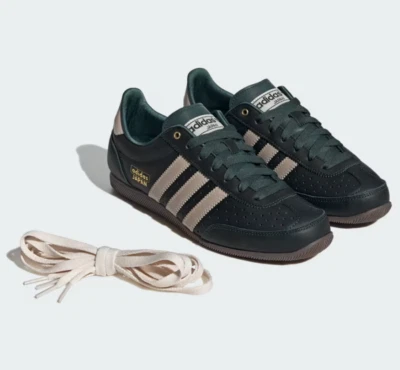 NWB adidas Originals $120 Women's Japan Shoes, Green/Sand/Wonder White, Sz 6 - Image 1 of 4