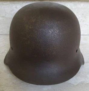 ELMETTO M 42 TEDESCO--WWII 2° GUERRA MONDIALE--TAGLIA 66--SOLO GUSCIO-- - Foto 1 di 7
