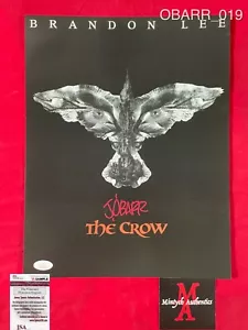FOTO 11x14 firmata autografata JAMES O'BARR! IL CORVO! SCRITTORE! JSA COA! - Foto 1 di 1