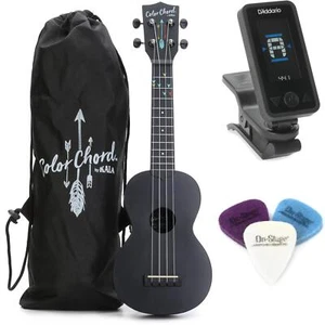 Kala Learn To Play Color Chord Soprano Ukulele Starter Kit Essentials Bundle - Picture 1 of 1