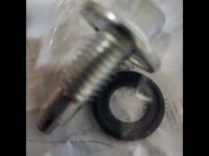 Needa 6730961 Magnetic Engine Oil Drain Plug & gasket M12-1.75 - Picture 1 of 2