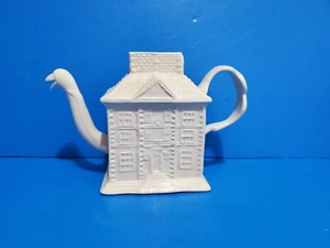 Staffordshire Steingut Teekanne Original MMA Reproduktion OHNE DECKEL - Bild 1 von 10