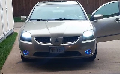 Kit de luzes de neblina Angel Eye para 2004 2005 2006 2007 2008 2009 Mitsubishi Galant - Imagem 1 de 4