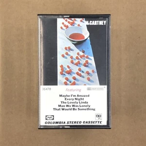 PAUL MCCARTNEY Cassette Tape 70s Rock Pop SOLO ALBUM MAYBE IM AMAZED TEDDY BOY - Picture 1 of 6
