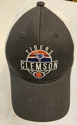 Clemson Tigers Zephyr Trucker Hat Gray & White - Image 1 of 4