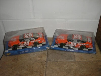 RARE Lot of 2 Different 1/24 Tony Smoke Stewart #20 Home Depot 2003 Chevy's - Image 1 of 4