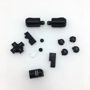 Black Replacement ABXY L R D-Pad Cross Button Full Buttons Set For DS Lite NDSL - Picture 1 of 3