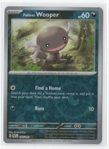 Holo inverso Pokémon Paldean Fates Paldean Wooper 058/091 - Imagen 1 de 1