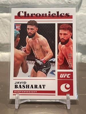 2023 Panini Chronicles UFC Javid Basharat Rookie Prizm /199 RC #84 - Image 1 of 2