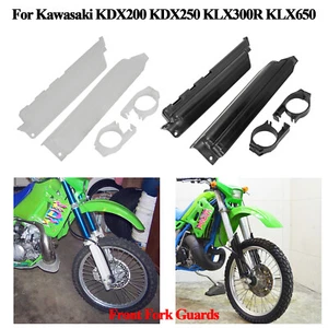 Front Fork Guides Fork Guards Cover For Kawasaki KDX250/KDX200/KLX650 Protector - Picture 1 of 29