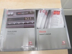 SEAT IBIZA (2002 - 2006) OWNERS MANUAL - HANDBOOK INCLUDES 1.8T FR inc audio - Picture 1 of 2