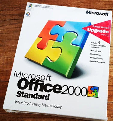 NEW Microsoft Office 2000 Standard Special Upgrade Software Pack - Image 1 of 4