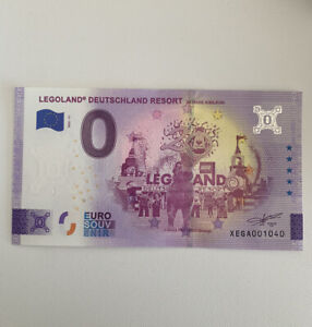 Null Euro Schein - 0 Euro Schein - Banknote Legoland 20 Jahre Jubiläum 2022-11