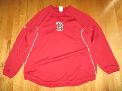 Футболка с длинным рукавом Majestic BOSTON RED SOX Therma Base (MED) разминка - Изображение 1 из 4