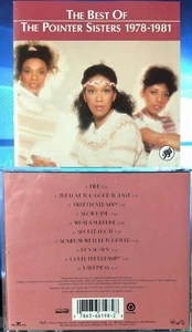 The Pointer Sisters - The Best Of 1978-1981 (CD, 1993, RCA Records, USA) - Picture 1 of 1