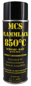 Auspufflack schwarz matt 850°C hitzebeständig Flammlack 400ml 24,87 €/L - Bild 1 von 1