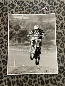 Press Photo , Motorcross Motorbike Motorsport Original, Large , UK ENGLAND - Picture 1 of 2