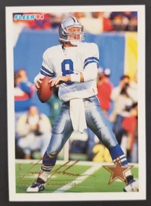 Tarjeta de fútbol americano Troy Aikman 1994 Fleer #107 (nuevo) - Imagen 1 de 2