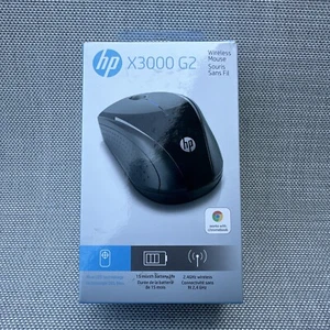 HP X3000 G2 Wireless Mouse - Ambidextrous 3-Button Control, & Scroll Wheel - Picture 1 of 6