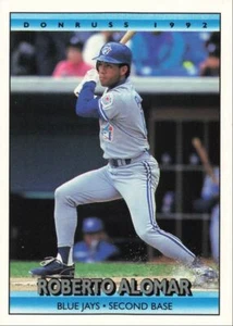 1992 Donruss Baseball Roberto Alomar Toronto Blue Jays #58 - Picture 1 of 2