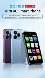 3Gb+64Gb Soyes 4G Lte Smartphone Xs16 Unlocked Mini Android 10.0 Dual Sim 3.0‘ - Picture 1 of 27