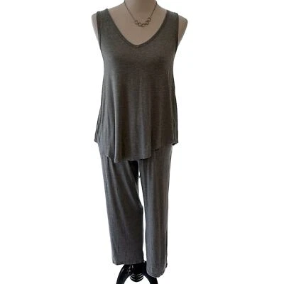 Супер мягкий и уютный Gilligan & O'Malley укороченный бак пижамы, вересковый серый, маленький - Изображение 1 из 4