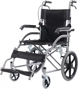 Wheelchairs for Adults-16“ Wheels, Lightweight Foldable- Medical Transport Wheel - Picture 1 of 6