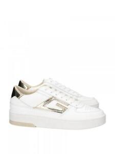 scarpa donna GUESS silina sneakers WHITE PLATINO 38  scelta=P WHITE PLATINO FL7S