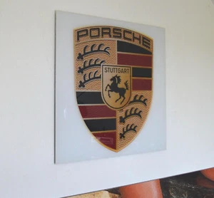 PORSCHE | Messeschild | Glas | 70 x 70 cm | 911 | keine Kratzer- wie neu - Bild 1 von 6