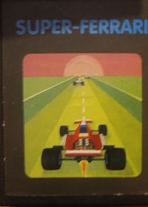 Super-Ferrari for ATARI VCS 2600 (Modul Blue Label) (1985 Quelle) classic 8-bit - Picture 1 of 3