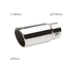 End Pigtailed Exhaust System Silencer Stainless Steel Simoni Racing - Picture 1 of 5