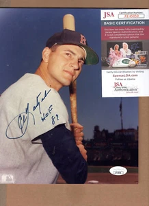 CARL YASTRZEMSKI Signed "HOF 89" Autograph 8x10 Color Photo Red Sox JSA 💎 COA - Picture 1 of 3