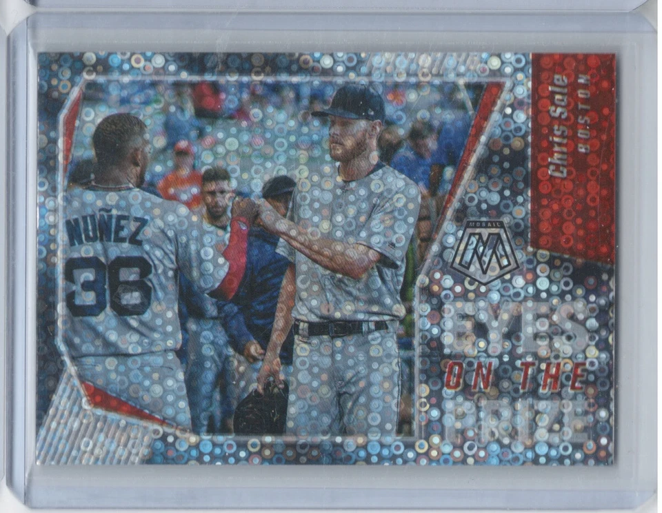 2021 Mosaic EOP7 Eyes on the Prize Quick Pitch Chris Sale Red Sox - Image 1 of 1