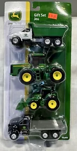 John Deere Gift Set Jeu Farming Vehicles 2023 Tomy Tractors Brand New (Box 1 B25 - Picture 1 of 10