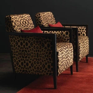 SALE %%% CHIPATA* Leo Tierprint auf Samt B-Ware gold-schwarz Luxus von Carlucci - Bild 1 von 6