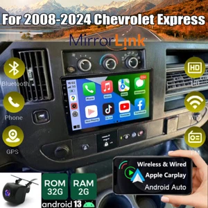 Apple Carplay For 2008-2024 Chevrolet Express 10" Car Stereo Radio GPS Navi WIFI - Picture 1 of 24
