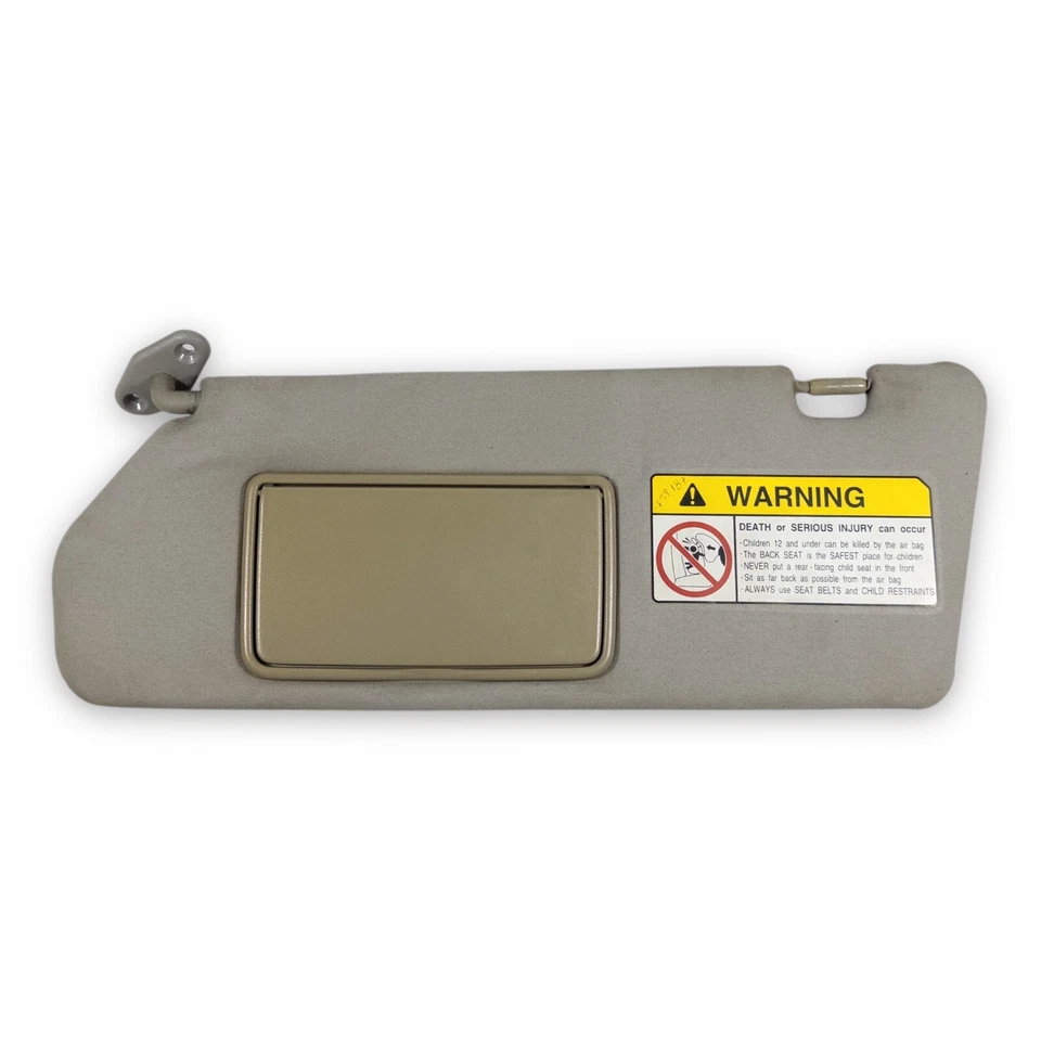 1997-1999 Mitsubishi Montero Sport Driver Left Side Sun Visor Gray - Image 1 of 4