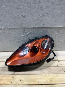 07-09 Corvette C6 LEFT Side Headlight Assembly ATOMIC ORANGE Driver NICE USED - Picture 1 of 11