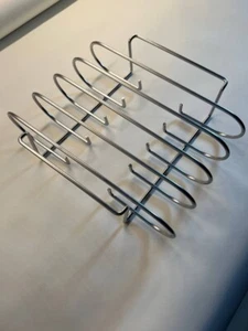 Brand New Stainless Steel BBQ Rib Rack, Holds 6 Racks. Dishwasher Safe - Picture 1 of 4