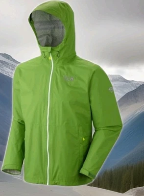Mountain Hardwear Plasmic Rain Jacket Dry Q Evap Womens Small Hooded Waterproof - Image 1 of 4