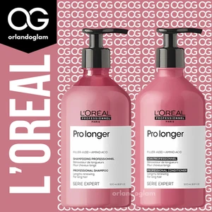 Champú y acondicionador Loreal Pro Longer - 16,9 oz Duo 💗 Fortalecer y espesar 💗 - Imagen 1 de 2