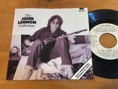 JOHN LENNON John Lennon Collection Medley 1982 MEXICO ONLY 7” PROMO 45 Beatles - Image 1 of 4