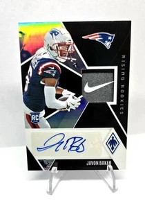 2024 Panini Phoenix Javon Baker Rising Rookies RPA Nike Swoosh 2/2 - Picture 1 of 5